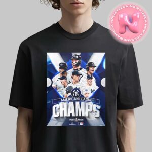 New York Yankees American League Champions 2024 MLB Clinched World Series Unisex T-Shirt