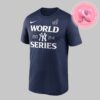 New York Yankees Nike 2024 World Series Arched Lockup MLB Clinched World Series Unisex T-Shirt