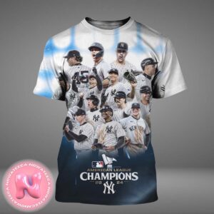 New York Yankees Winner 2024 American League Champions Clinched MLB World Series 2024 All Over Print Shirt