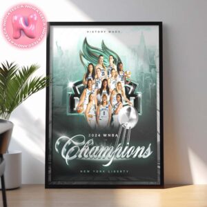 New York Liberty Wins The 2024 WNBA Champions Home Decor Poster Canvas