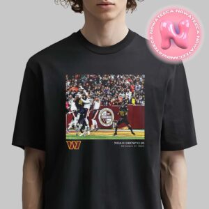 Noah Brown Black Washington Commanders NFL Flash Features Week 8 Unisex T-Shirt