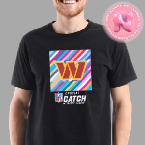 Official NFL Crucial Catch Intercept Cancer Washington Commanders 2024 Unisex T-Shirt