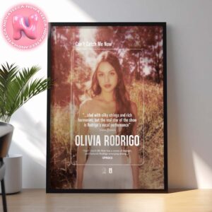 Olivia Rodrigo Cant Catch Me Now For Your Consideration Banner For The 2025 Grammys Home Decor Poster Canvas