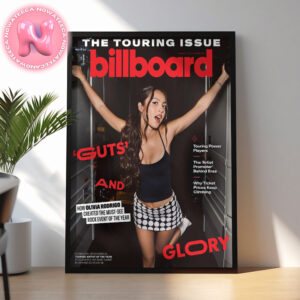 Olivia Rodrigo Is Touring Artist Of The Year From Billboard Guts And Glory Home Decor Poster Canvas