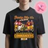 Official The Washington Commanders Redskins Thank You For The Memories Signatures Unisex T-Shirt