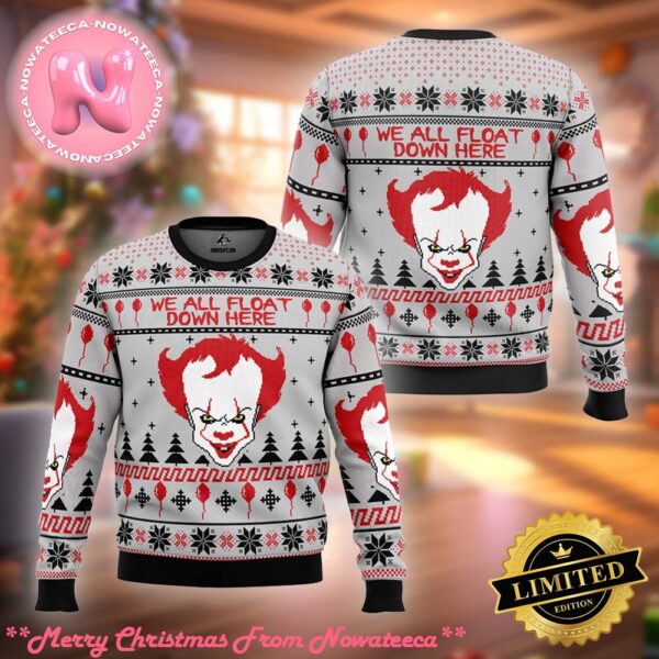 Pennywise IT Ugly Christmas Sweater