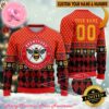 Personalized Brighton Hove Albion Football 3D Ugly Christmas Sweater