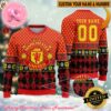 Personalized Manchester City Football 3D Ugly Christmas Sweater