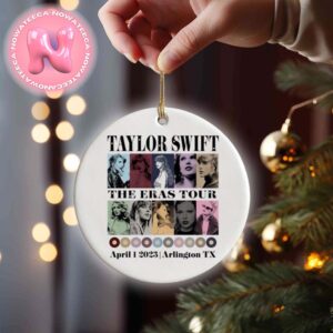 Personalized Taylor Swift The Eras Tour Ornament Custom Swiftie Fan Gifts 2023 Christmas Decorations Ornament