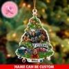 Philadelphia Eagles NFL Custom Name Rugby Ball Helmet Custom Shaped Ornament