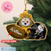 Pittsburgh Steelers NFL Custom Name Mascot Christmas Tree Shaped Ornament