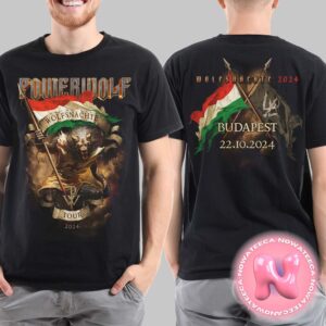 Powerwolf Budapest Wolfsnaechte 2024 Two Sides Unisex T-Shirt