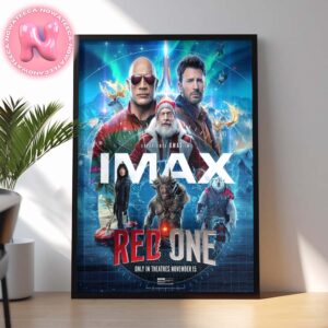 RED ONE New Poster Starring The Rock-Chris Evans-Lucy Liu and JK Simmons Home Decor Poster Canvas