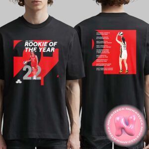 Rookie Of The Year From Caitlin Clark Indiana Fever 2024 WNBA Two Sides Unisex T-Shirt