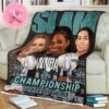 SLAM 253 New York Liberty Championship State Of Mind Gold Metal Version Blanket