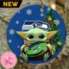 Seattle Seahawks NFL Custom Name Cute Gnome Round Ornament