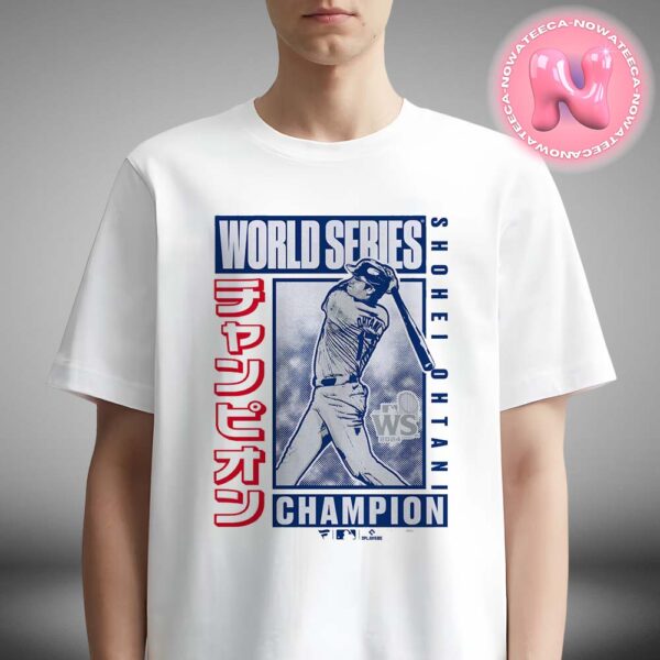 Shohei Ohtani Los Angeles Dodgers 2024 World Series Champions Kanji Swing Unisex T-Shirt