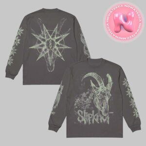 Slipknot 25th Anniversary Tour Halloween Collection Glowing Goat Long Sleeve All Over Print Shirt