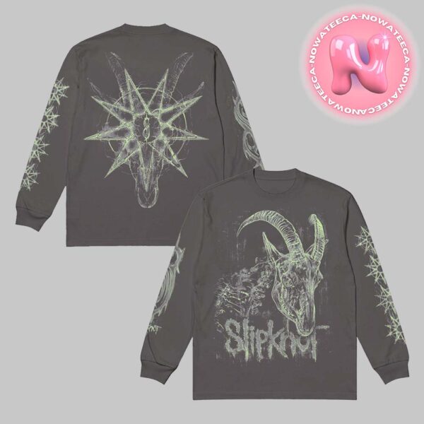 Slipknot 25th Anniversary Tour Halloween Collection Glowing Goat Long Sleeve All Over Print Shirt