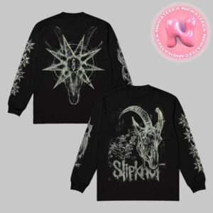 Slipknot 25th Anniversary Tour Halloween Collection In The Dark Goat Long Sleeve All Over Print Shirt