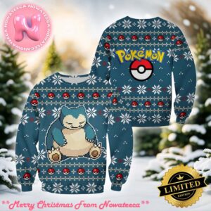 Snorlax Pokemon Ugly Christmas Sweater Xmas Gift For Holiday