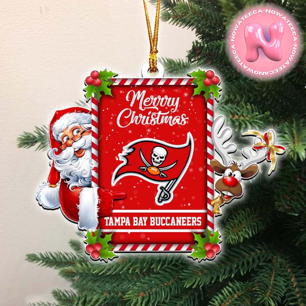 Tampa Bay Buccaneers NFL US Eagle Custom Shaped Ornament