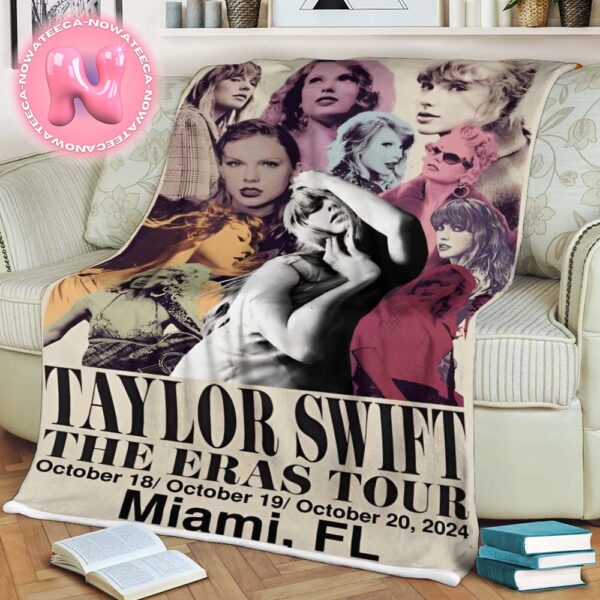 Taylor Swift The Eras Tour On Oct 18-19 2024 Miami Fl Blanket