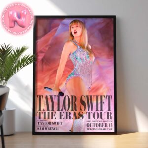 Taylor Swift The Eras Tour Only In Cinemas Beginning On October 13th 2024 Home Decor Poster Canvas