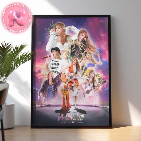 Taylor Swift The Eras Tour Poster For Caesars Superdome In New Orleans Louisiana Home Decor Poster Canvas