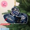 Tennessee Titans NFL Custom Name US Eagle Custom Shaped Ornament