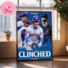 New York Mets Has Been Clinched To The 2024 MLB Postseason Home Decor Poster Canvas