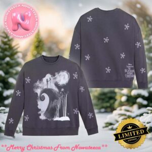 The Nightmare Before Christmas Pullover Sweatshirt for Women Holiday Gift Ugly Christmas Sweater