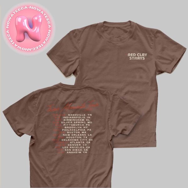 The Red Clay Strays These Moments Tour 2024 Expresso Two Sides Unisex T-Shirt