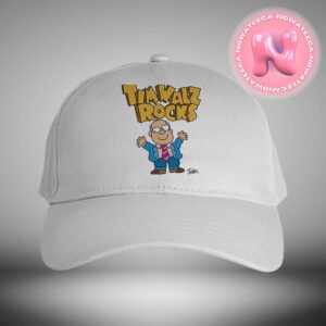 Tim Walz Rocks Cartoon School Rock Harris Walz For President Of American 2025 Classic Cap Hat Snapback