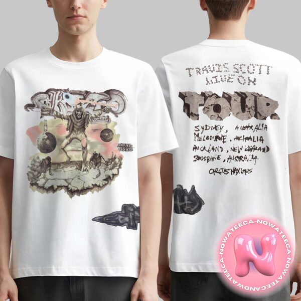 Travis Scott Live On Tour 2024 Sydney Australia Circus Maximus Utopia Two Sides Unisex