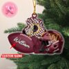 Washington Commanders NFL Mancave Sign Custom Shaped Ornament