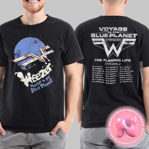 Weezer Voyage To The Blue Planet Tour Merch Concert Music 2024 Two Sides Unisex T-Shirt