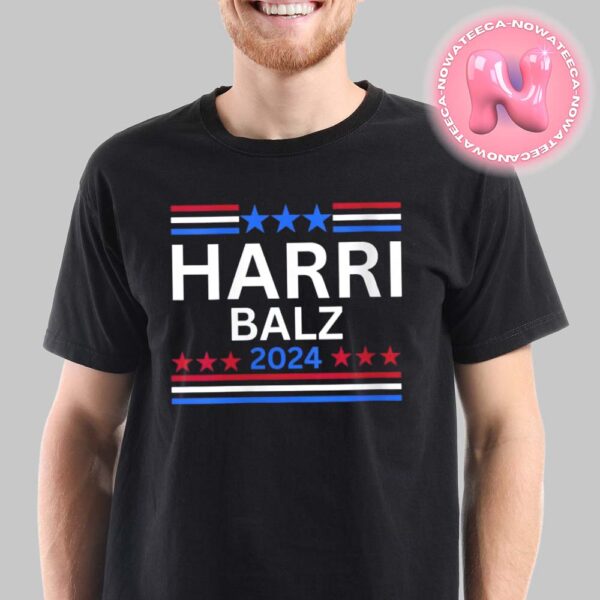 Womens Harri Balz Funny Election Anti Harris Trump Unisex T-Shirt