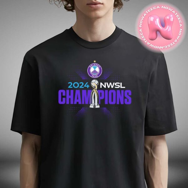 2024 NWSL Champions Orlando Pride Official Logo Unisex T-Shirt