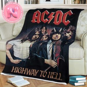 ACDC Highway To Hell Throw Home Decor Blanket