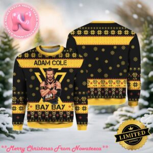 Adam Cole Bay Bay Adam Cole Ugly Christmas Sweater Gift For Holiday