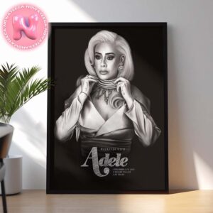 Adele Live Show Music On November 8th And 9th 2024 The Colosseum At Caesars Palace In Las Vegas NV Show Home Decor Poster Canvas