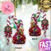 Atlanta Hawks NBA Grinch Candy Cane Personalized Xmas Gifts Christmas Tree Decorations Ornament