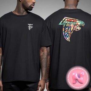 Atlanta Falcons x Mifland Black Two Sides Unisex T-Shirt