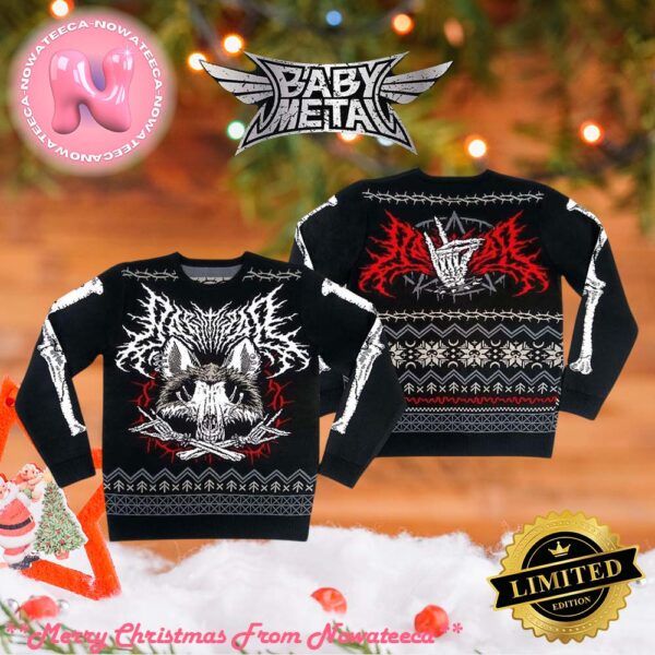 Babymetal 2024 Holiday Collection Put Your Kitsune Up Holiday Knit Sweater Holiday Gift For Man And Women