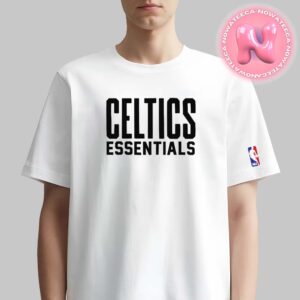 Boston Celtics x Fear of God Essentials NBA Logo Two Sides Unisex T-Shirt