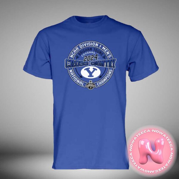 Byu Cougars 2024 NCAA Mens Cross Country National Champions Unisex T-Shirt