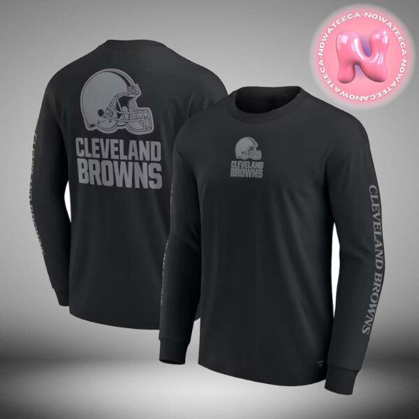 Cleveland Browns NFL Unisex Elements Strive Long Sleeve All Over Print Shirt