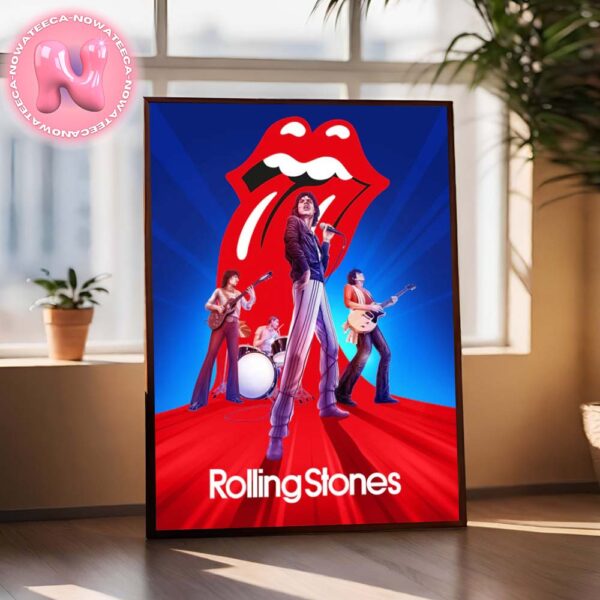 Collectionzz x The Rolling Stones Tour Of The Americas 1975 Home Decor Poster Canvas