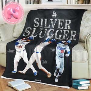 Congrats To Teoscar Hernandez And Shohei Ohtani And Mookie Betts From Los Angeles Dodgers On Being Named Nation League Silver Slugger Award Winners Blanket